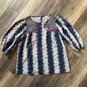 Matilda Jane Bubble Sleeve Top NWT